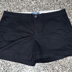 Old Navy Black Bermuda Shorts Classic Fit